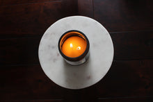 Load image into Gallery viewer, Candle with flames top down view
